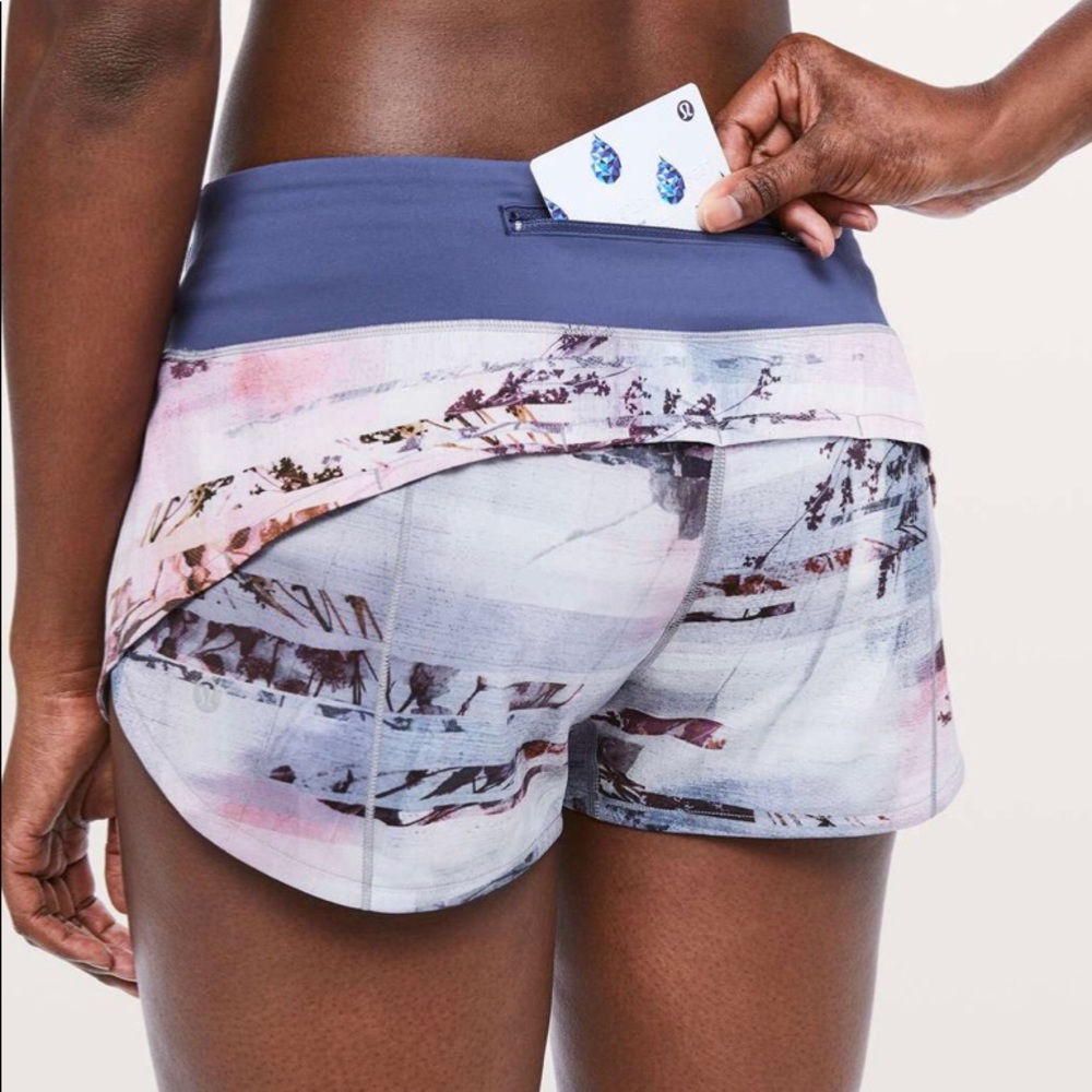 Lululemon Sunrise Silhouette Speed Short